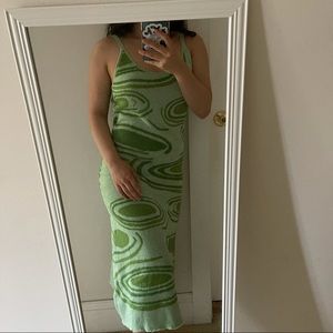 House of Sunny green dress (dupe)